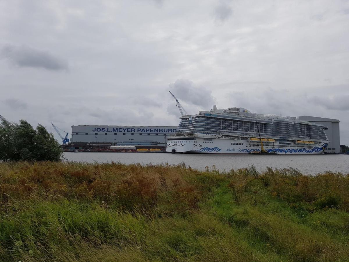 Idyllisches Ferienhaus Naehe Meyer Werft بابينبورغ المظهر الخارجي الصورة
